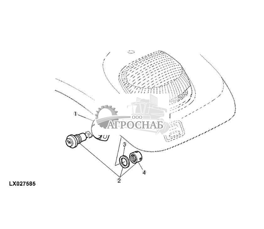 ДИСТАНЦИОННОЕ УПРАВЛЕНИЕ С ЛЕВОЙ  ПРАВОЙ СТОРОНЫ, PTO 